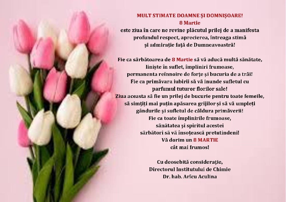 Felicitare 8 Martie